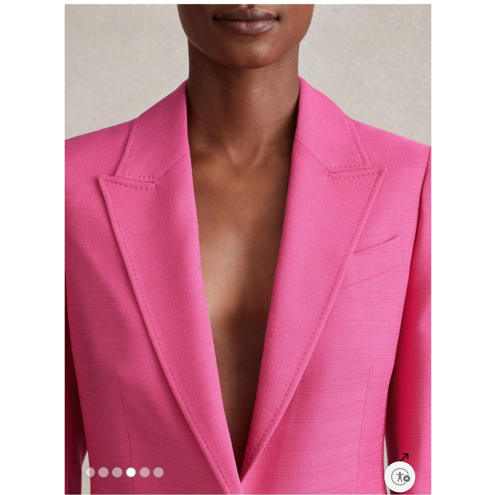 REISS Hewey Single Button Blazer NWT Size 2 - Picture 3 of 16